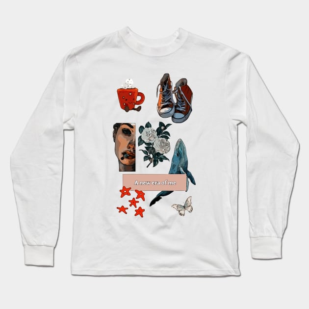 Collage & Me Long Sleeve T-Shirt by Playful Creatives